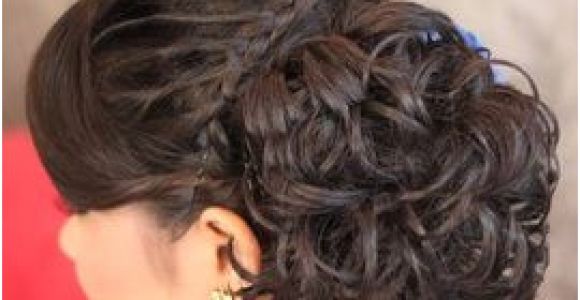 Indian Hairstyles Buns Pictures Braided Bun Hairstyle Make Up