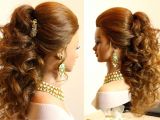 Indian Hairstyles for Medium Curly Hair Indian Bridal Hairstyles Curly Hair