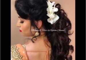 Indian Half Updo Hairstyles 11 Lovely Half Up Half Down Hairstyles for Wedding