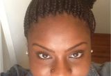 Individual Braids Updo Hairstyles Box Braids In A Bun Hair & Beauty Pinterest