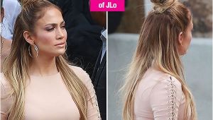 Jennifer Lopez Pin Up Hairstyles Jennifer Lopez S Half Up Half Down Hairstyle Idol — Trend to