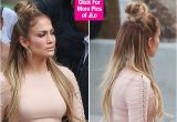 Jennifer Lopez Up Hairstyles Jennifer Lopez S Half Up Half Down Hairstyle Idol — Trend to