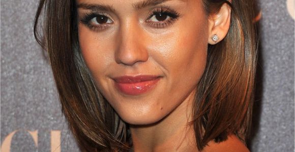 Jessica Alba Bob Haircut Angled Bob Hairstyles