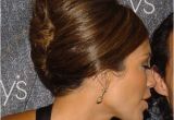 Jlo Wedding Hairstyles Jennifer Lopez Medium Straight formal Updo Hairstyle