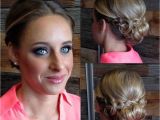 Juda Hairstyle for Thin Hair Low Bun with A Braid Updo for Fine Hair