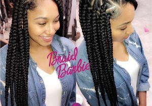 Jumbo Box Braid Hairstyles Big Box Braids Hairstyles 2018 Collection Braid