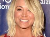 Kaley Cuoco Bob Haircut Kaley Cuoco Medium Straight Casual Layered Bob Hairstyle