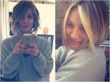 Kaley Cuoco Bob Haircut Trend Watch Short Hair