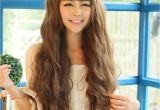 Kawaii Girl Hairstyles Long Curly Girls Korean Style Wig Holiday Party Graduation Causal