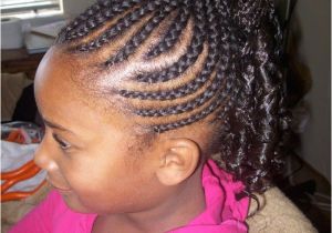 Kids Corn Braids Hairstyles Extension Cornrows Ponytail Braids