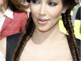 Kim Kardashian Braids Hairstyle 23 Kim Kardashian Hairstyles Popular Haircuts