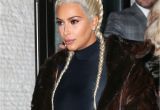 Kim Kardashian Braids Hairstyle Instagram Goes Mad for Boxer Braid Hair Taking after Kim