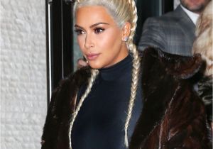 Kim Kardashian Braids Hairstyle Instagram Goes Mad for Boxer Braid Hair Taking after Kim