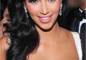 Kim Kardashian Wedding Hairstyles Kim S Elegant Wedding Locks From Kardashians Best Hair