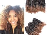 Kiss Braids Hairstyles Crochet Styles Hair Inspirational 8" Ombre Afro Kinky Curly Crochet