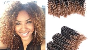 Kiss Braids Hairstyles Crochet Styles Hair Inspirational 8" Ombre Afro Kinky Curly Crochet