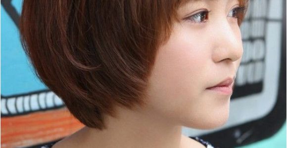 Korean Bob Cut 2019 Sweet Layered Short Korean Hairstyle Side View Of Cute Bob Cut In