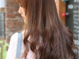 Korean Long Hair with Bangs Back View Of Korean Long Hairstyle Haircut Ideas
