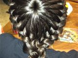 Ladder Braid Cute Girl Hairstyles Circular French Braid Ponytail Hair Pinterest