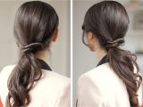 Ladder Braid Cute Girl Hairstyles Twisted Pony Tail