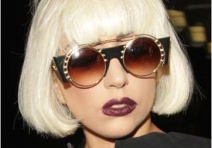 Lady Gaga Bob Haircut Lady Gaga S Platinum Blonde Short Bob Hairstyle