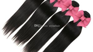 Latest Weave Hairstyles In Zimbabwe Großhandel Peruanisches Straight Hair Mit Closure 3 4 Bundles Human