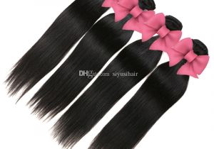 Latest Weave Hairstyles In Zimbabwe Großhandel Peruanisches Straight Hair Mit Closure 3 4 Bundles Human