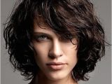 Layered Bob Haircuts for Curly Hair Short Layered Hair with Bangs