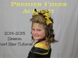 Little Girl Cheer Hairstyles Brown Hair Idea Especially Premier Cheer Academy Short Hair Tutorial