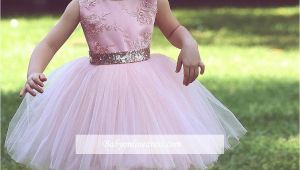 Little Girl Pageant Hairstyles 2018 Pink Princess Little Girls Pageant Dresses Jewel Neck Lace