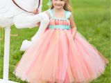 Little Girl Pageant Hairstyles Pageant Dresses for Little Girls Corals Peach Mint Green Sash