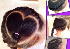 Little Girl Party Hairstyles Heart Hair Style for Little Girls