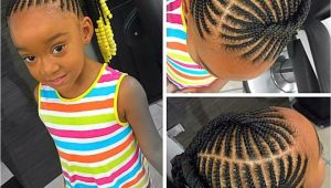 Little Girls Braided Hairstyles African American Kids Braided Ponytail Naturalista Pinterest