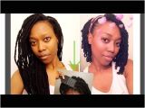 Loc Hairstyles On Youtube 5 Month No Retwist Update & Style Faux Bob