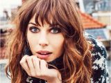 Long Bob Haircut Curly Hair Long Bob Haircut with Side Swept Bangs Hollywood Ficial