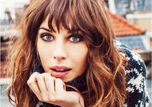 Long Bob Haircut Curly Hair Long Bob Haircut with Side Swept Bangs Hollywood Ficial