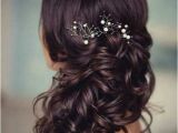 Long Curly Hairstyles for Bridesmaids 50 Delicate Bridesmaid Hairstyles