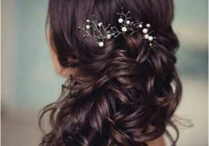 Long Curly Hairstyles for Bridesmaids 50 Delicate Bridesmaid Hairstyles