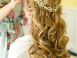 Long Curly Hairstyles for Weddings 36 Breath Taking Wedding Hairstyles for Women Pretty Designs