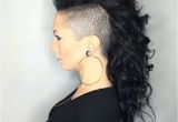 Long Curly Mohawk Hairstyles De 25 Bedste Idéer Inden for Mohawks På Pinterest