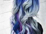 Long Dyed Hairstyles Blue Dye Hairstyles Crazy Hair Colors Unique Crazy Color Unique New