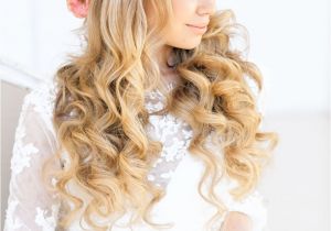 Long Hair Flower Girl Hairstyles 20 Wedding Hair Ideas with Flowers In 2018