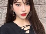 Long Hair with Bangs Korean 124 Best Korean Hairstyle Images On Pinterest