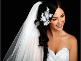 Long Hair with Veils Wedding Hairstyles Bridal Hairstyles with Long Veils She Said