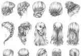 Long Hairstyles Drawing I Want to Try these All