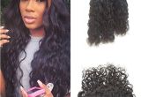 Long Weave Hairstyles In Zimbabwe Großhandel Wasserwelle Menschenhaar 3 Bundles Mit Spitze Frontal