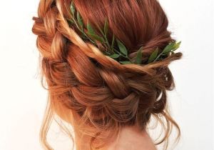 Loose Braid Updo Hairstyles Messy Double Braid Updo sophisticated Braids Pinterest