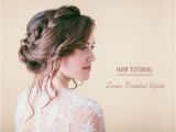 Loose Braided Bridal Hairstyles Hair Tutorial Loose Braided Updo