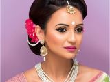 Low Bun Hairstyles for Indian Weddings Indian Bridal Hairstyle Dulhan Latest Hairstyles for Wedding
