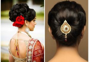 Low Bun Hairstyles for Indian Weddings Various Indian Hairstyle Of Medium Length for Weddings